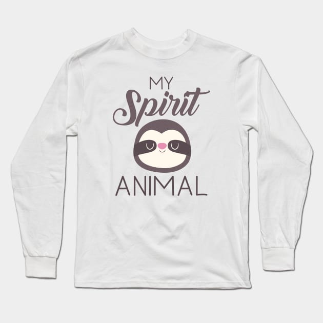 My Spirit Animal Long Sleeve T-Shirt by LuckyFoxDesigns